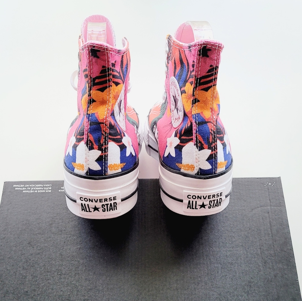 Converse CTAS Lift Hi Strawberry Jam/White/Black - Picture 4 of 6